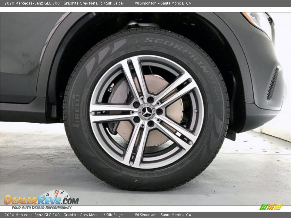2020 Mercedes-Benz GLC 300 Graphite Grey Metallic / Silk Beige Photo #9