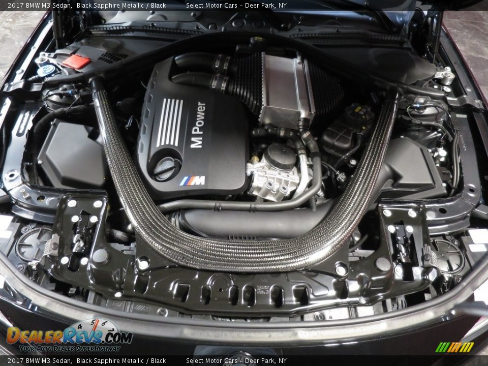 2017 BMW M3 Sedan Black Sapphire Metallic / Black Photo #15