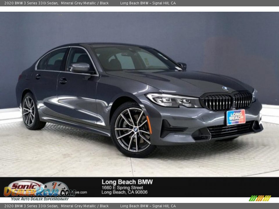 2020 BMW 3 Series 330i Sedan Mineral Grey Metallic / Black Photo #1