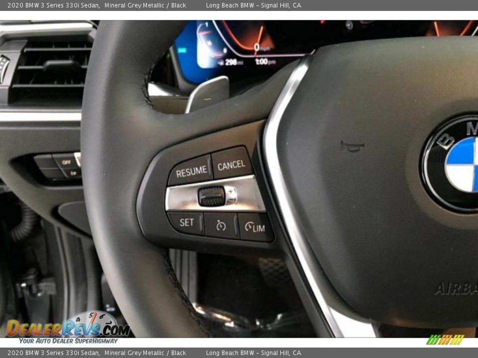 2020 BMW 3 Series 330i Sedan Mineral Grey Metallic / Black Photo #14