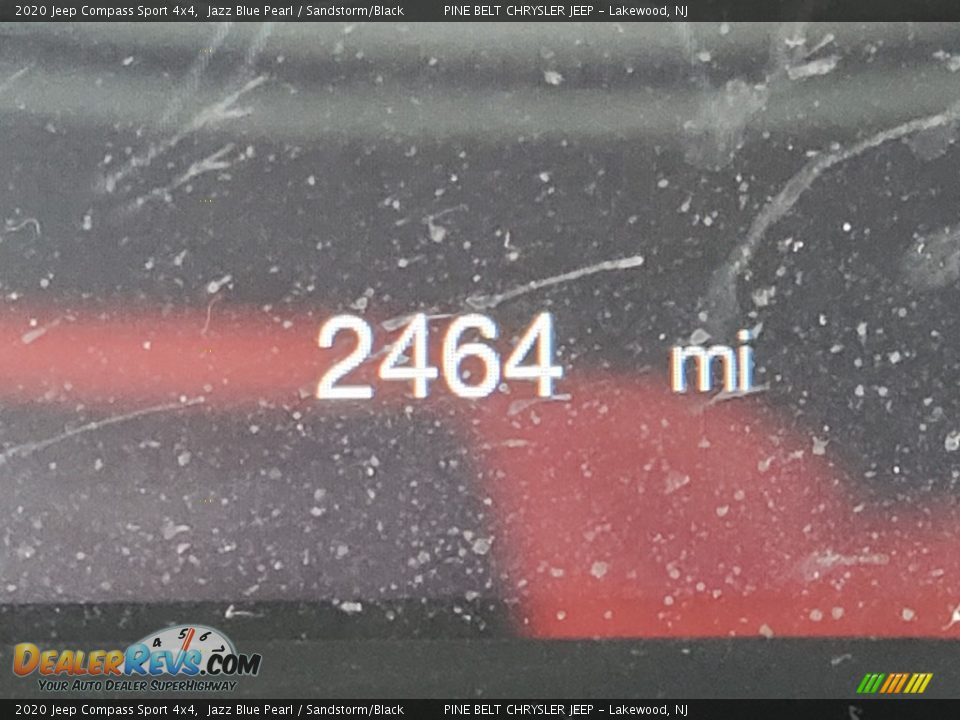 2020 Jeep Compass Sport 4x4 Jazz Blue Pearl / Sandstorm/Black Photo #3