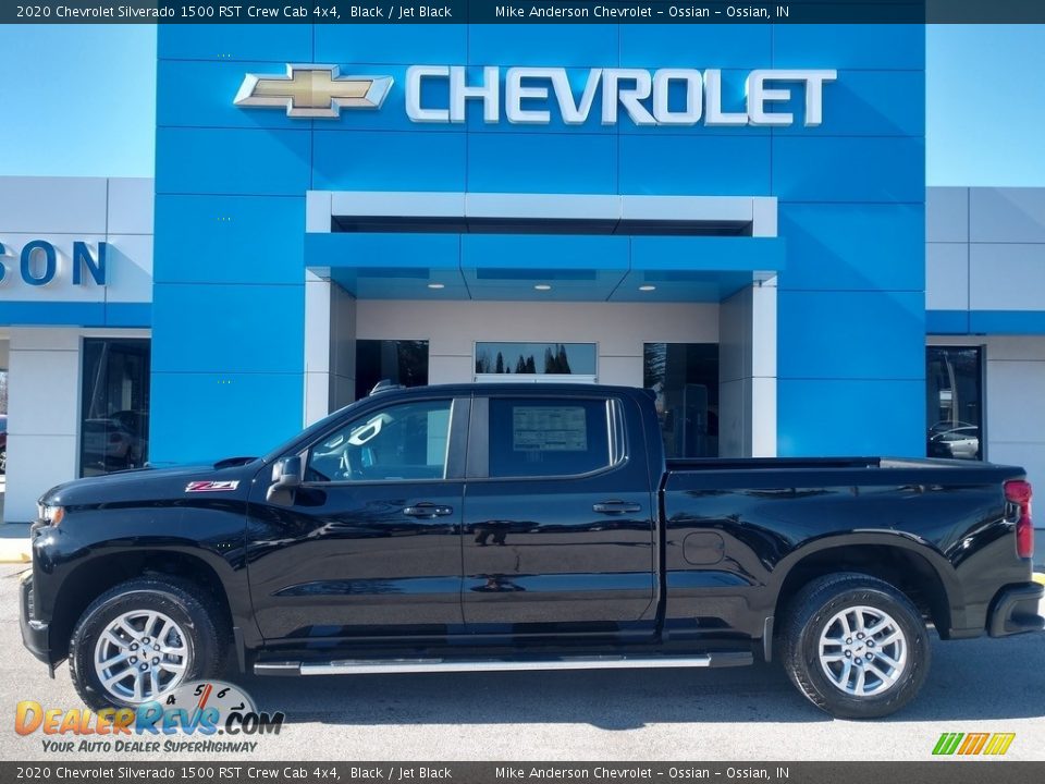 2020 Chevrolet Silverado 1500 RST Crew Cab 4x4 Black / Jet Black Photo #1