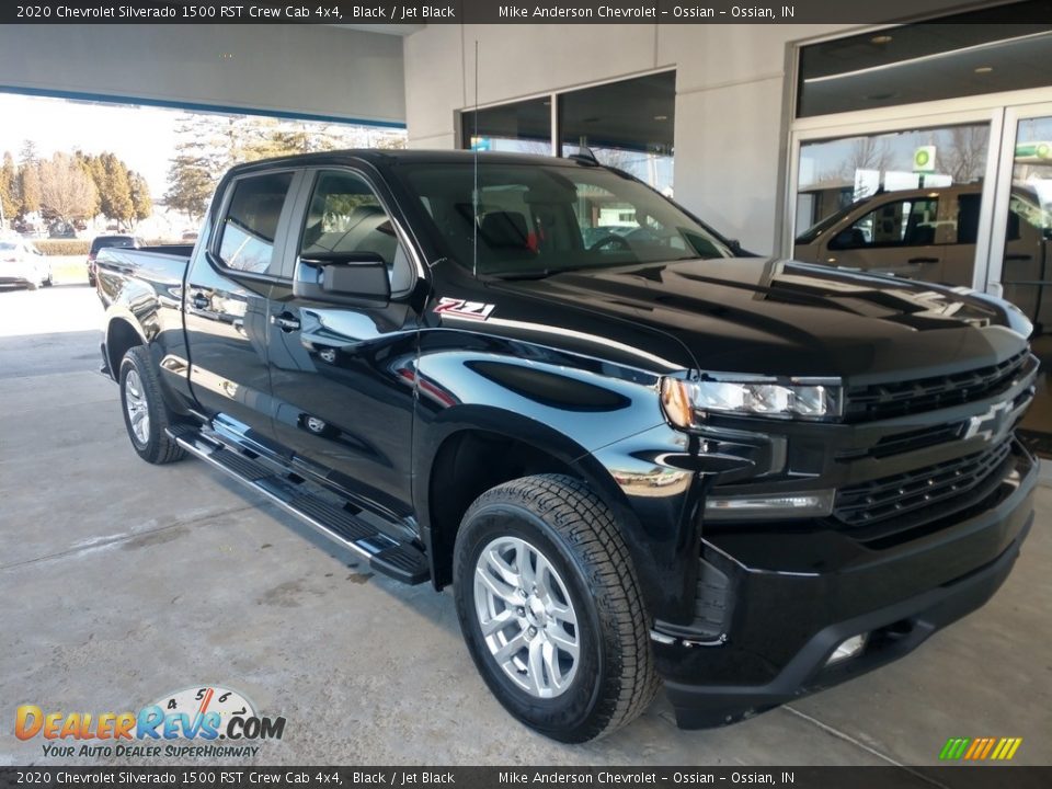 2020 Chevrolet Silverado 1500 RST Crew Cab 4x4 Black / Jet Black Photo #2