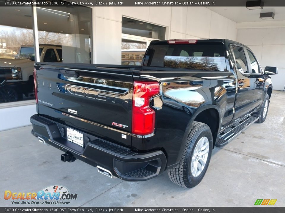 2020 Chevrolet Silverado 1500 RST Crew Cab 4x4 Black / Jet Black Photo #4