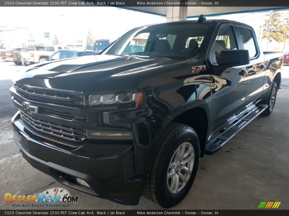 2020 Chevrolet Silverado 1500 RST Crew Cab 4x4 Black / Jet Black Photo #7