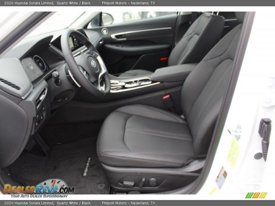 2020 Hyundai Sonata Limited Quartz White / Black Photo #10