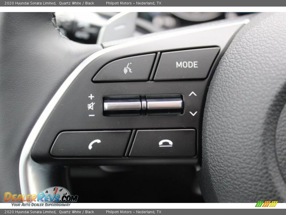 2020 Hyundai Sonata Limited Quartz White / Black Photo #11