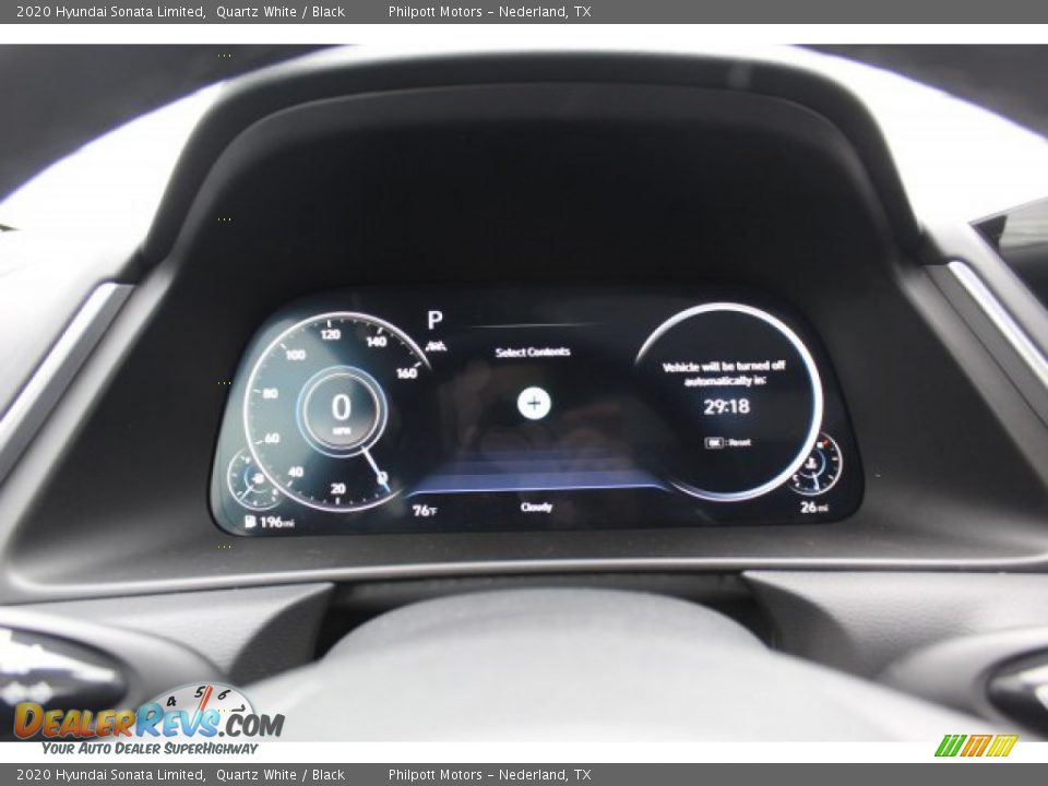 2020 Hyundai Sonata Limited Quartz White / Black Photo #13