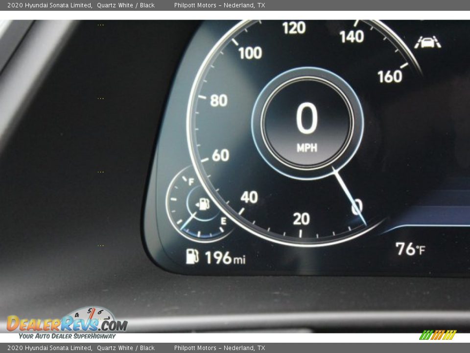 2020 Hyundai Sonata Limited Quartz White / Black Photo #14