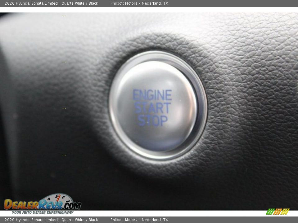 2020 Hyundai Sonata Limited Quartz White / Black Photo #17