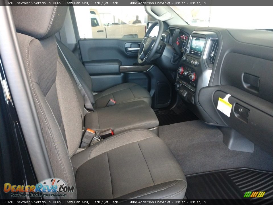 2020 Chevrolet Silverado 1500 RST Crew Cab 4x4 Black / Jet Black Photo #15