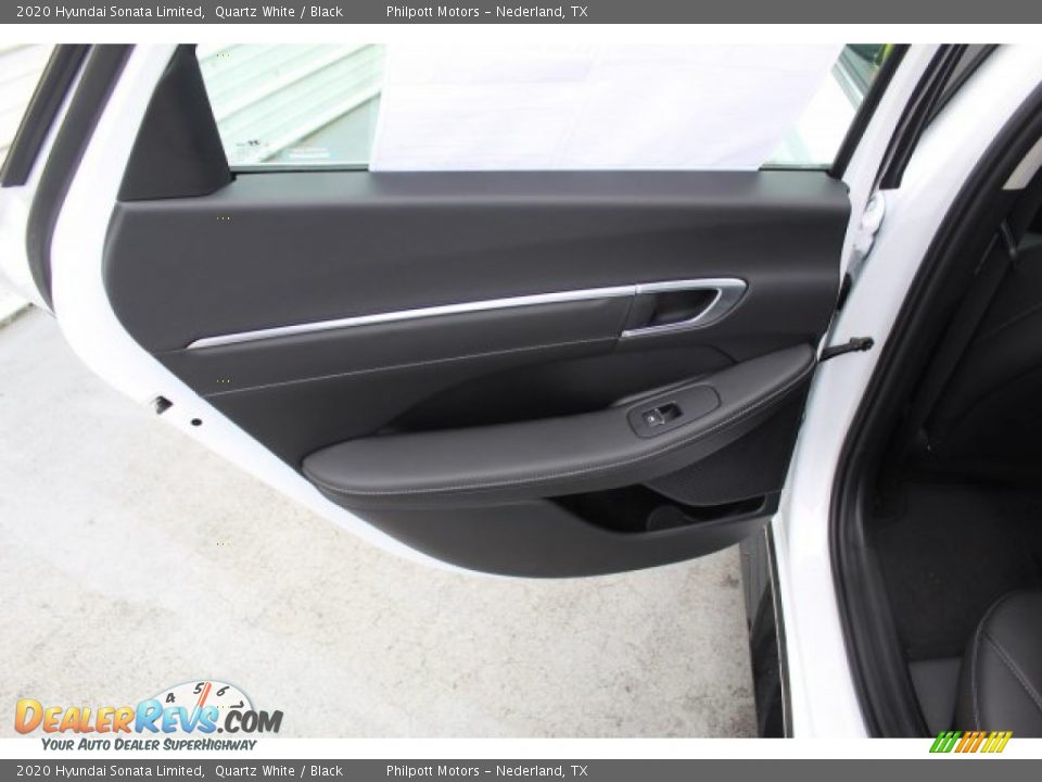 2020 Hyundai Sonata Limited Quartz White / Black Photo #20