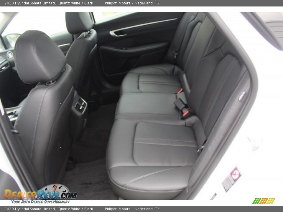 2020 Hyundai Sonata Limited Quartz White / Black Photo #21