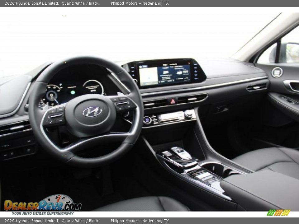 2020 Hyundai Sonata Limited Quartz White / Black Photo #22