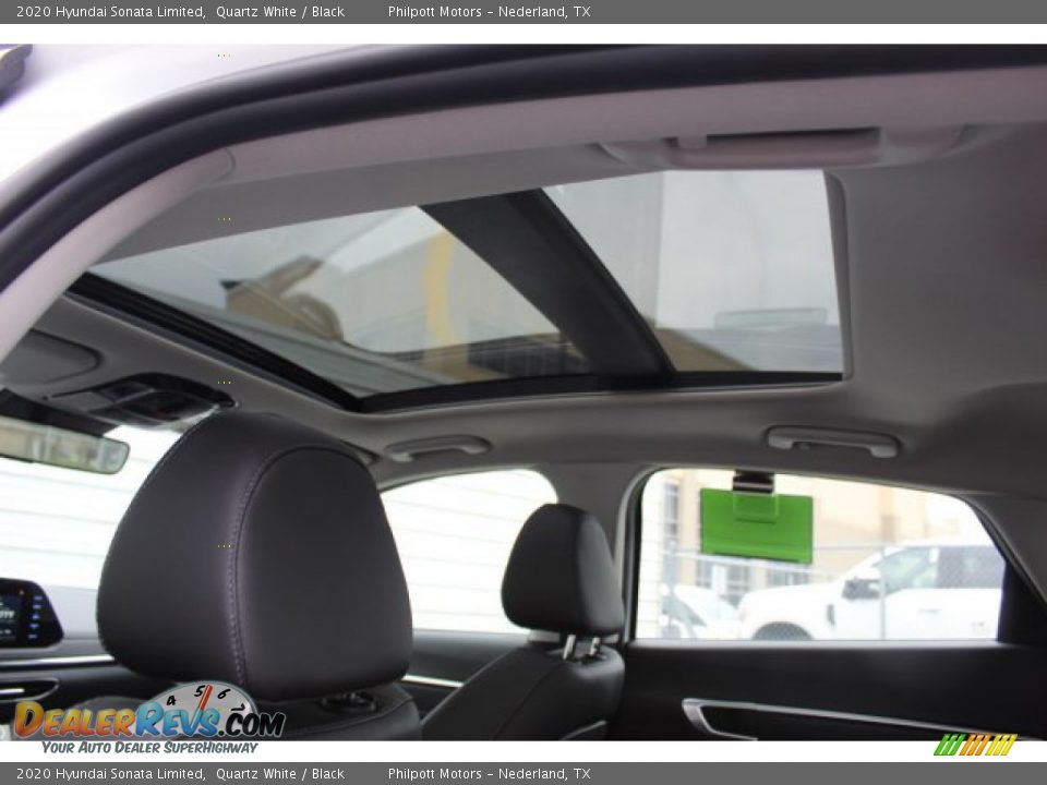 2020 Hyundai Sonata Limited Quartz White / Black Photo #24