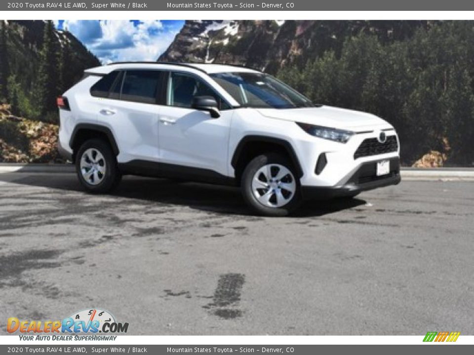 2020 Toyota RAV4 LE AWD Super White / Black Photo #1