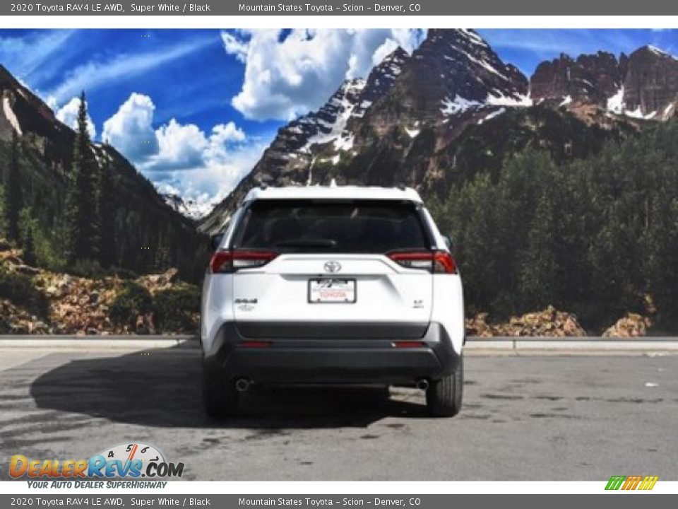 2020 Toyota RAV4 LE AWD Super White / Black Photo #4
