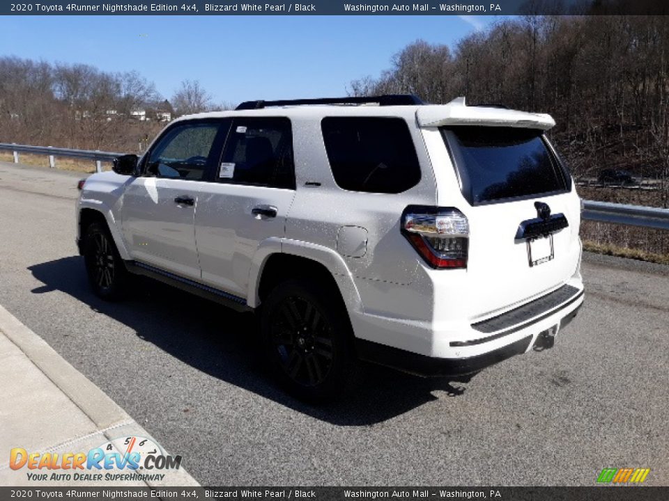 2020 Toyota 4Runner Nightshade Edition 4x4 Blizzard White Pearl / Black Photo #2