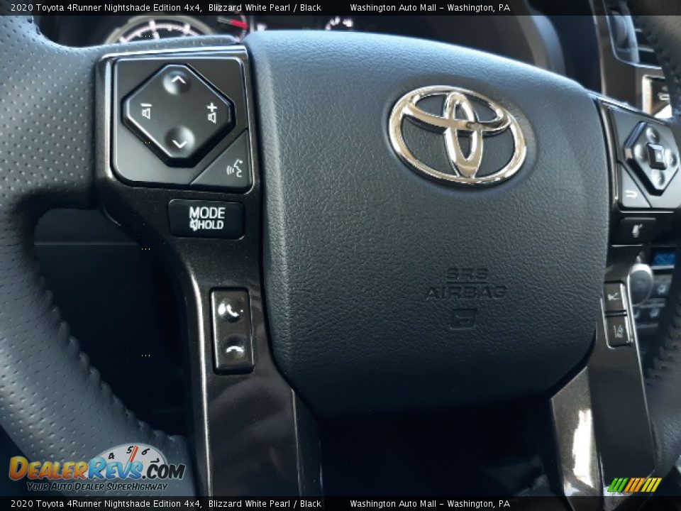 2020 Toyota 4Runner Nightshade Edition 4x4 Blizzard White Pearl / Black Photo #5
