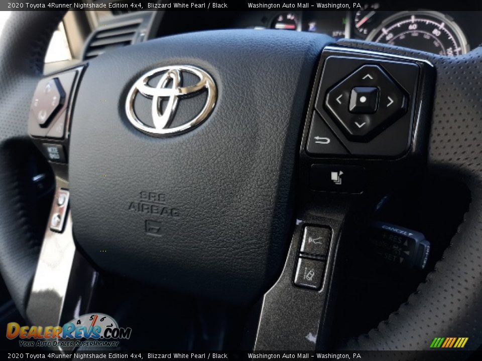 2020 Toyota 4Runner Nightshade Edition 4x4 Blizzard White Pearl / Black Photo #6