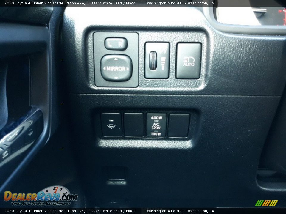 2020 Toyota 4Runner Nightshade Edition 4x4 Blizzard White Pearl / Black Photo #9