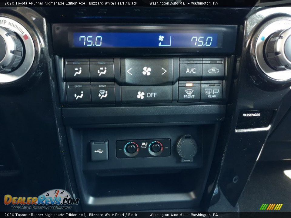 2020 Toyota 4Runner Nightshade Edition 4x4 Blizzard White Pearl / Black Photo #13