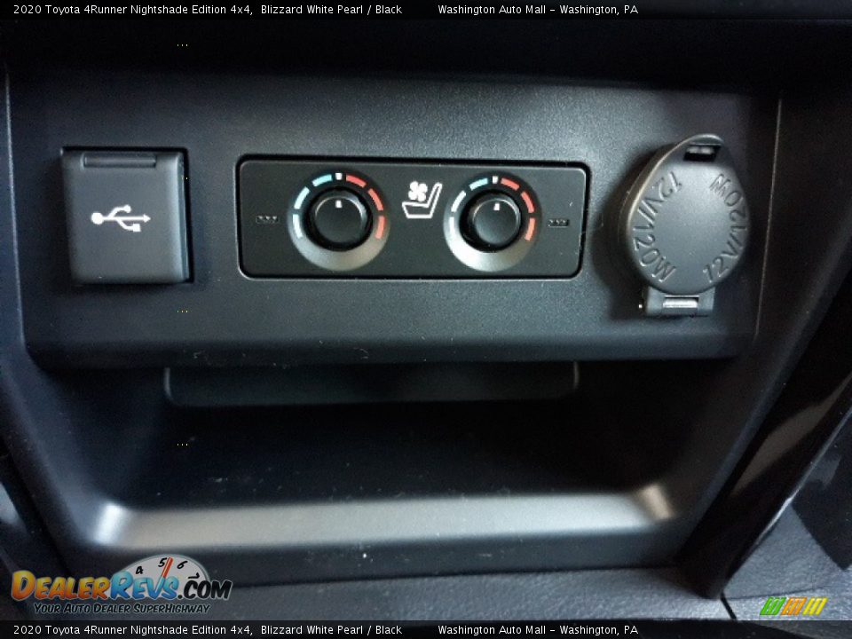 2020 Toyota 4Runner Nightshade Edition 4x4 Blizzard White Pearl / Black Photo #14