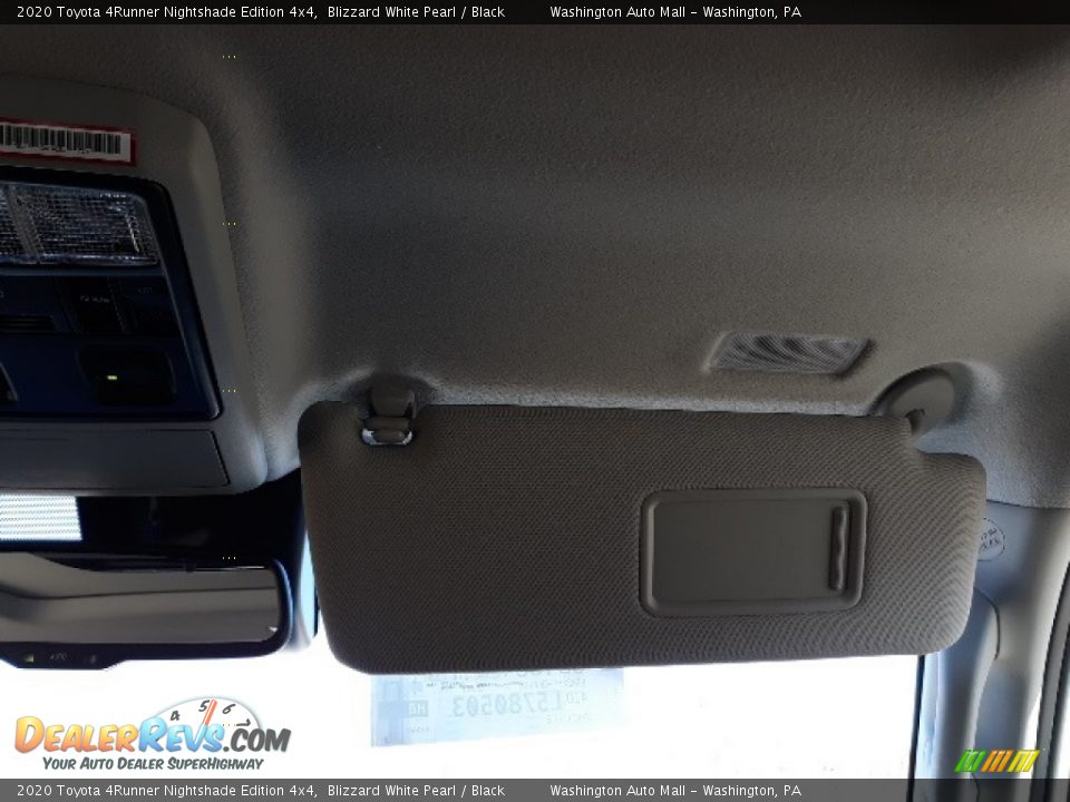 2020 Toyota 4Runner Nightshade Edition 4x4 Blizzard White Pearl / Black Photo #21