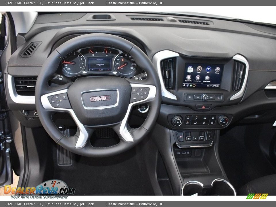 2020 GMC Terrain SLE Satin Steel Metallic / Jet Black Photo #8