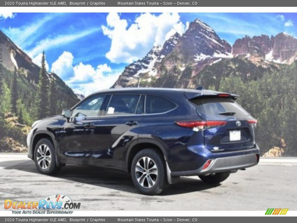 2020 Toyota Highlander XLE AWD Blueprint / Graphite Photo #3