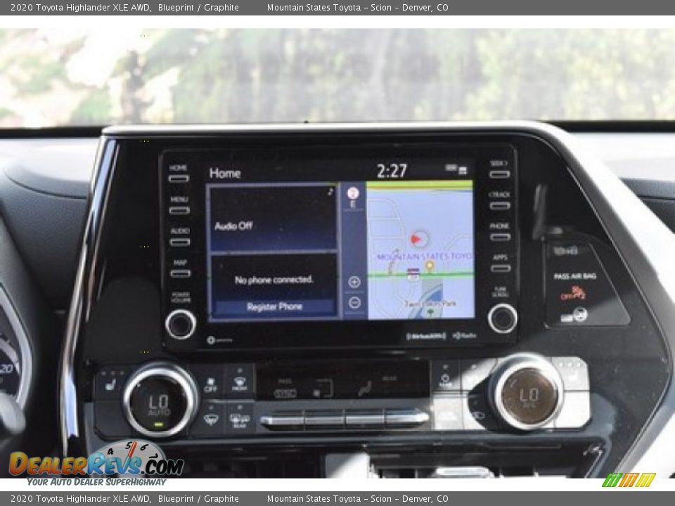 2020 Toyota Highlander XLE AWD Blueprint / Graphite Photo #9