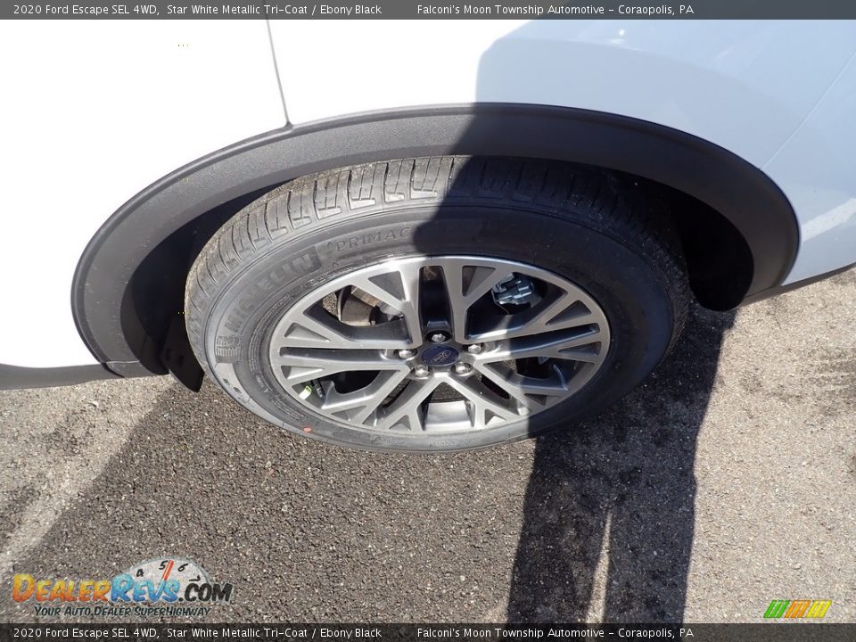 2020 Ford Escape SEL 4WD Star White Metallic Tri-Coat / Ebony Black Photo #7