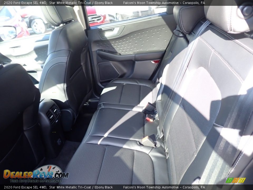 2020 Ford Escape SEL 4WD Star White Metallic Tri-Coat / Ebony Black Photo #8