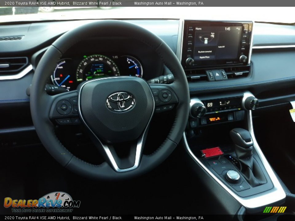 2020 Toyota RAV4 XSE AWD Hybrid Blizzard White Pearl / Black Photo #3