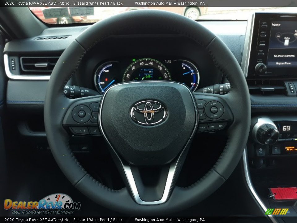2020 Toyota RAV4 XSE AWD Hybrid Blizzard White Pearl / Black Photo #4