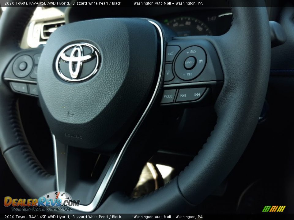 2020 Toyota RAV4 XSE AWD Hybrid Blizzard White Pearl / Black Photo #5