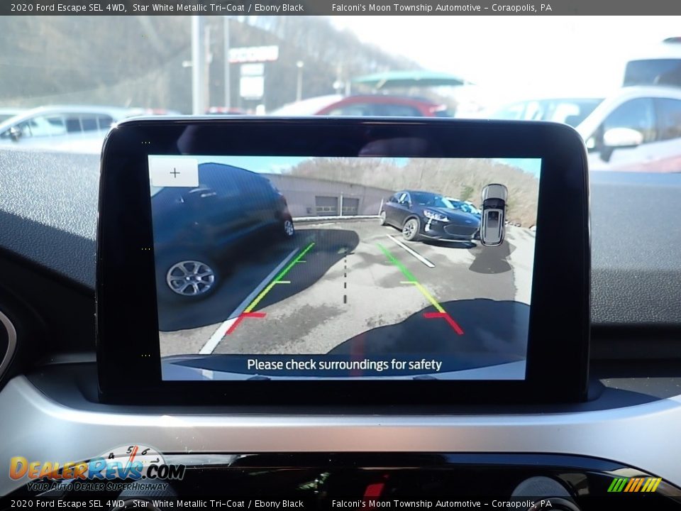 2020 Ford Escape SEL 4WD Star White Metallic Tri-Coat / Ebony Black Photo #15