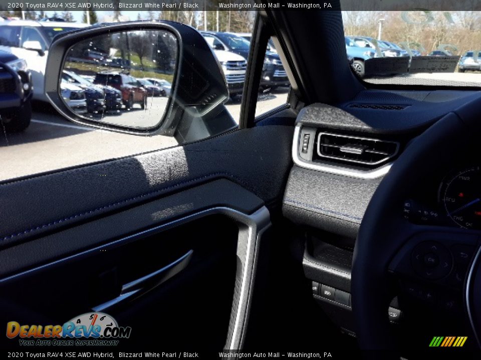 2020 Toyota RAV4 XSE AWD Hybrid Blizzard White Pearl / Black Photo #6