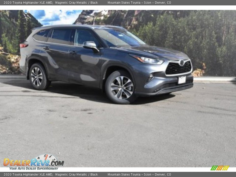 2020 Toyota Highlander XLE AWD Magnetic Gray Metallic / Black Photo #1