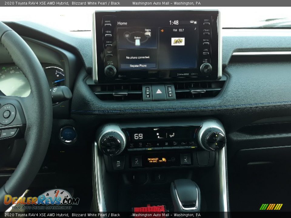 2020 Toyota RAV4 XSE AWD Hybrid Blizzard White Pearl / Black Photo #10