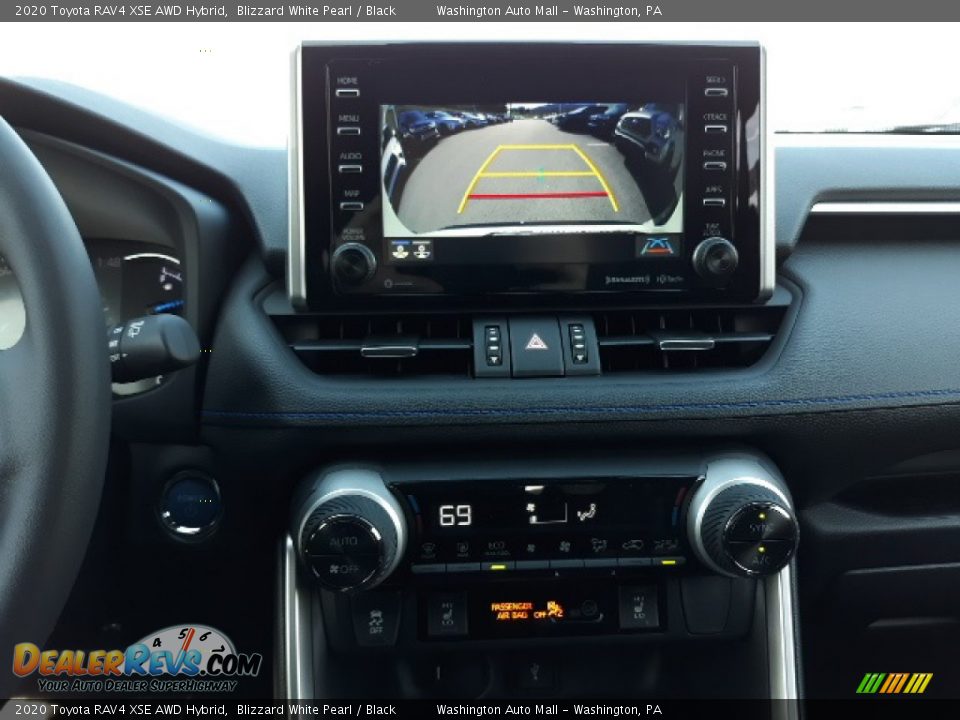 2020 Toyota RAV4 XSE AWD Hybrid Blizzard White Pearl / Black Photo #11