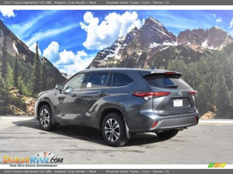 2020 Toyota Highlander XLE AWD Magnetic Gray Metallic / Black Photo #3