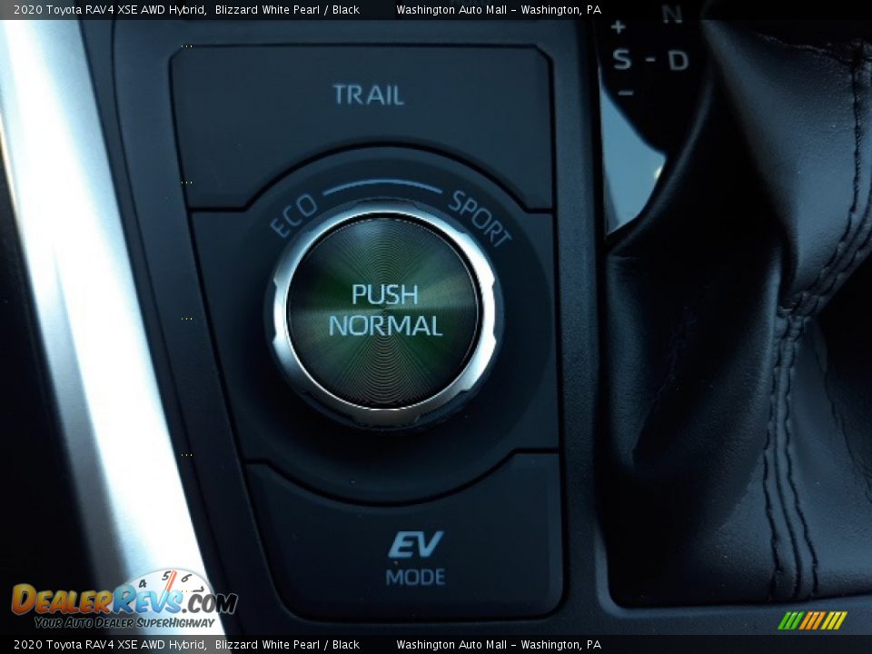 2020 Toyota RAV4 XSE AWD Hybrid Blizzard White Pearl / Black Photo #14