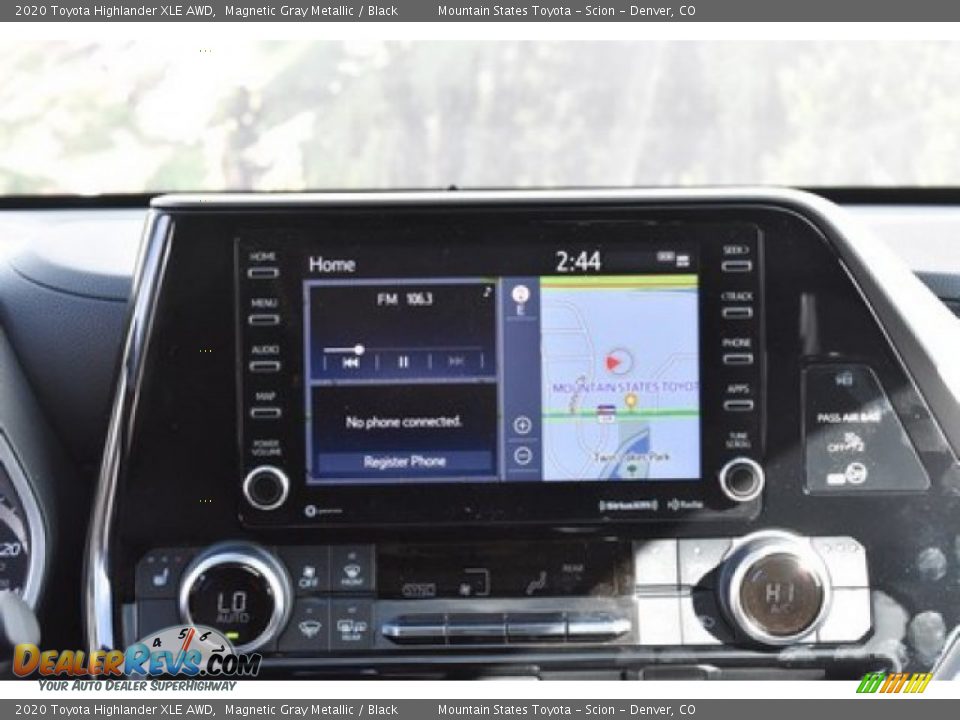 2020 Toyota Highlander XLE AWD Magnetic Gray Metallic / Black Photo #9