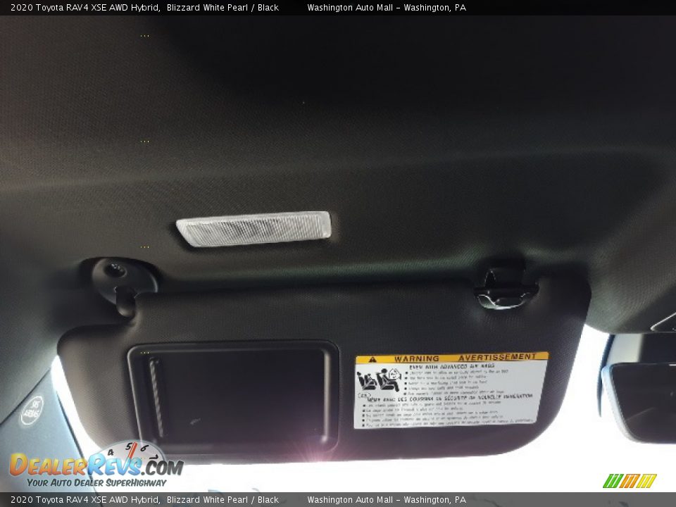 2020 Toyota RAV4 XSE AWD Hybrid Blizzard White Pearl / Black Photo #20