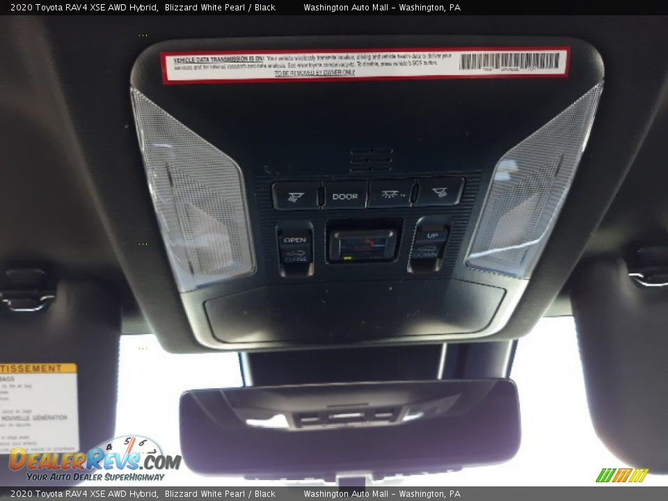2020 Toyota RAV4 XSE AWD Hybrid Blizzard White Pearl / Black Photo #21
