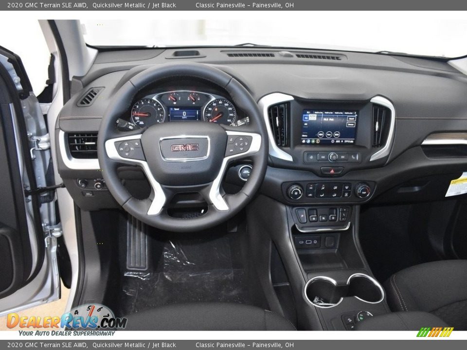 2020 GMC Terrain SLE AWD Quicksilver Metallic / Jet Black Photo #8