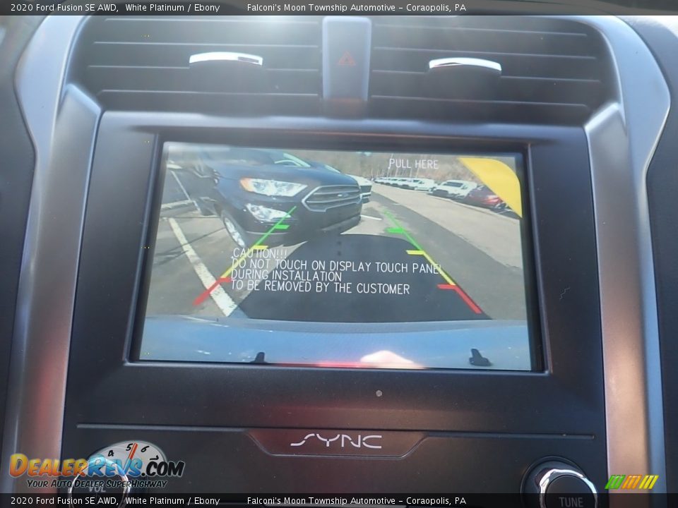 2020 Ford Fusion SE AWD White Platinum / Ebony Photo #15