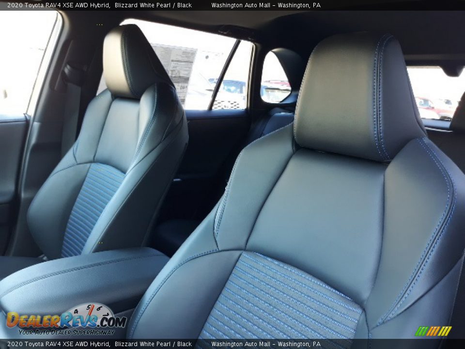 2020 Toyota RAV4 XSE AWD Hybrid Blizzard White Pearl / Black Photo #24