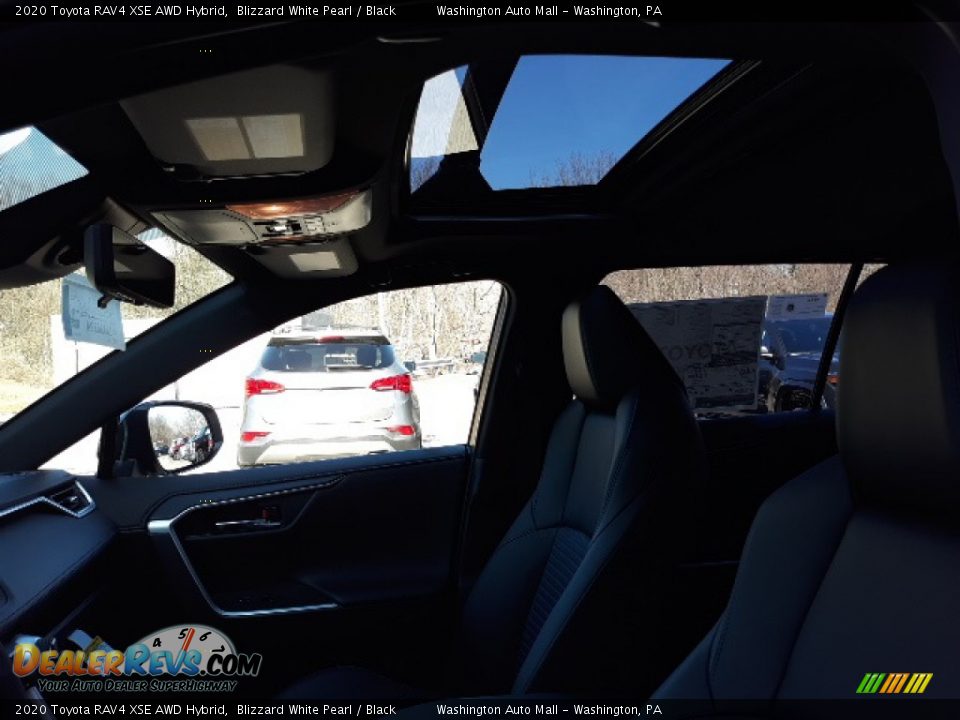 2020 Toyota RAV4 XSE AWD Hybrid Blizzard White Pearl / Black Photo #25